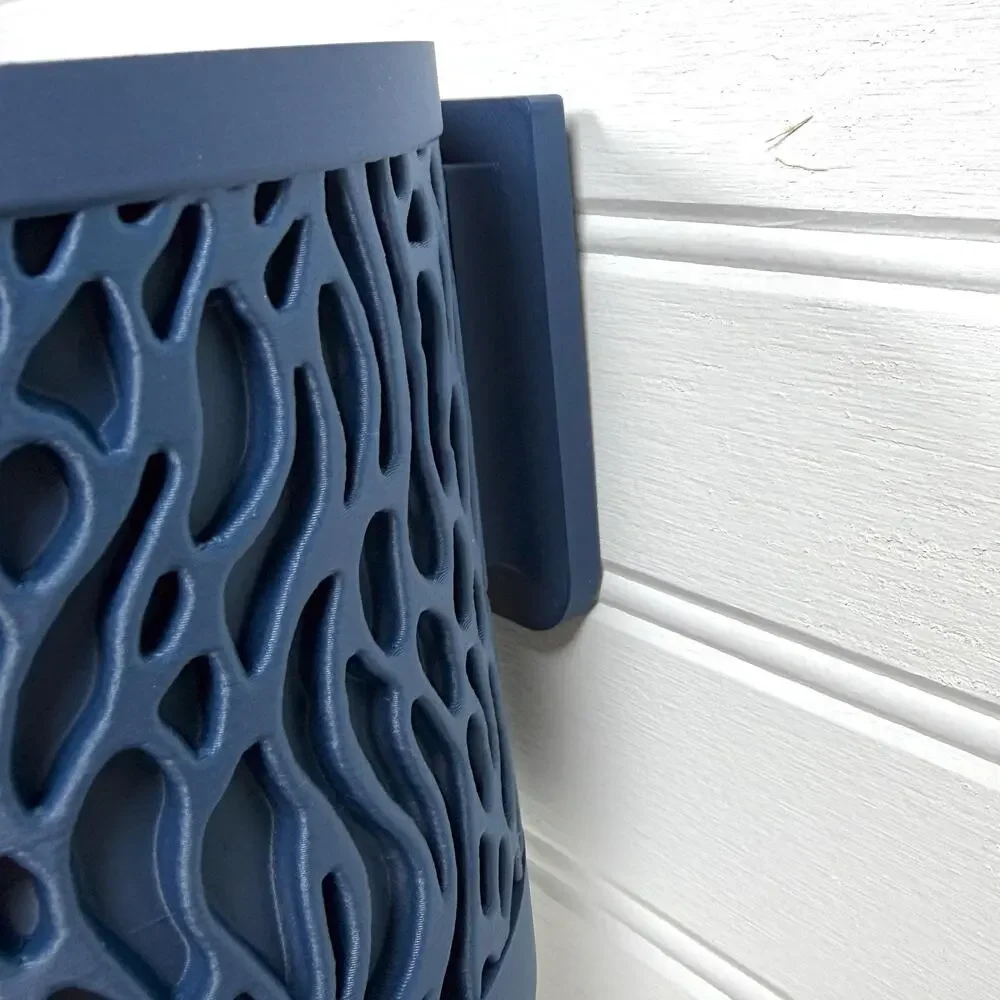 Grove Wall Hanging Planter, Indoor Plant Pot, Screw On Drip Tray, Geometric